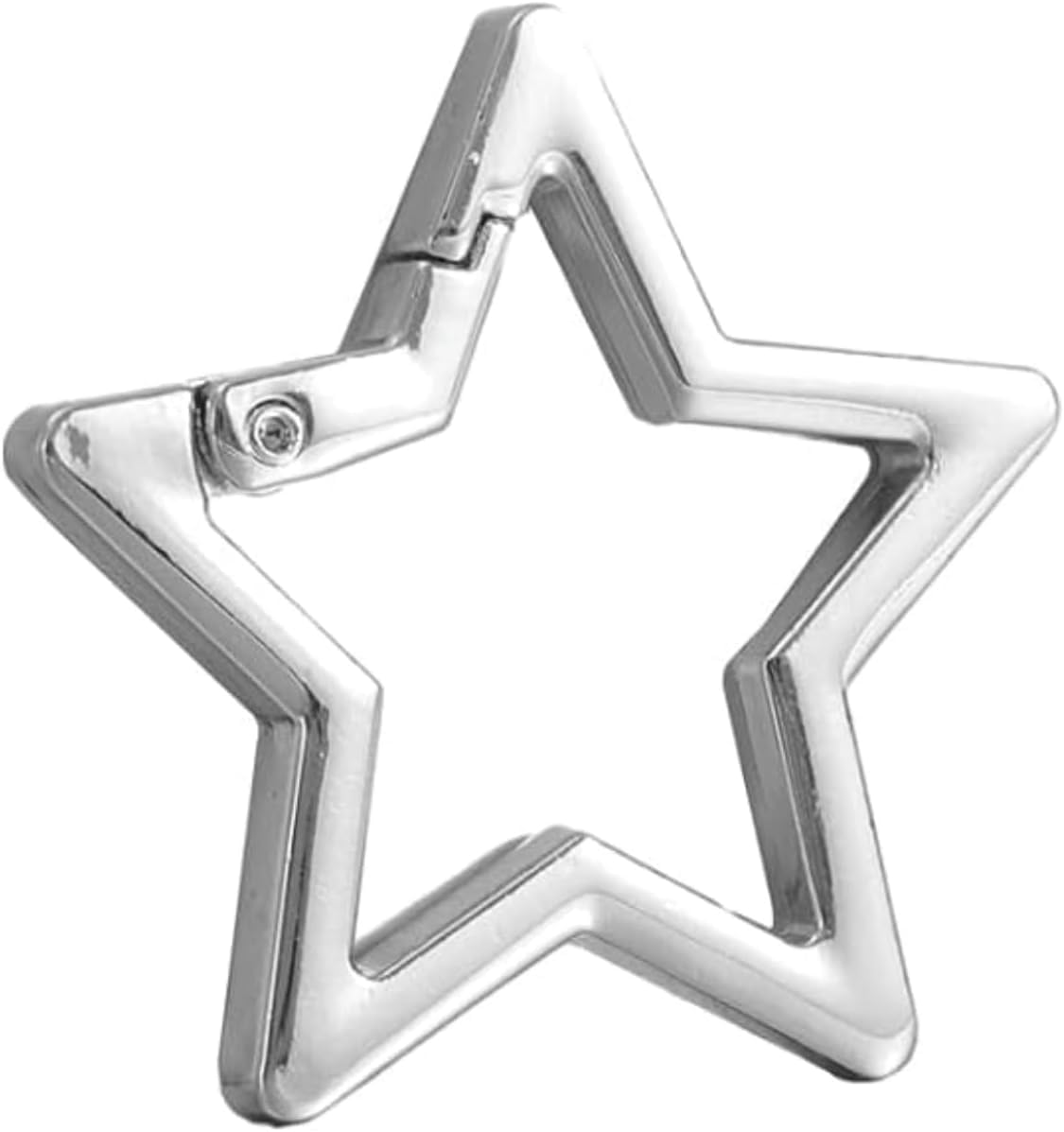 Amazon.co.jp: シルバースター型ステンレススチールキーチェーン